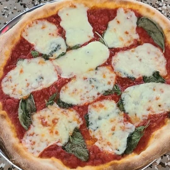 WoodFire Margherita Pizza.